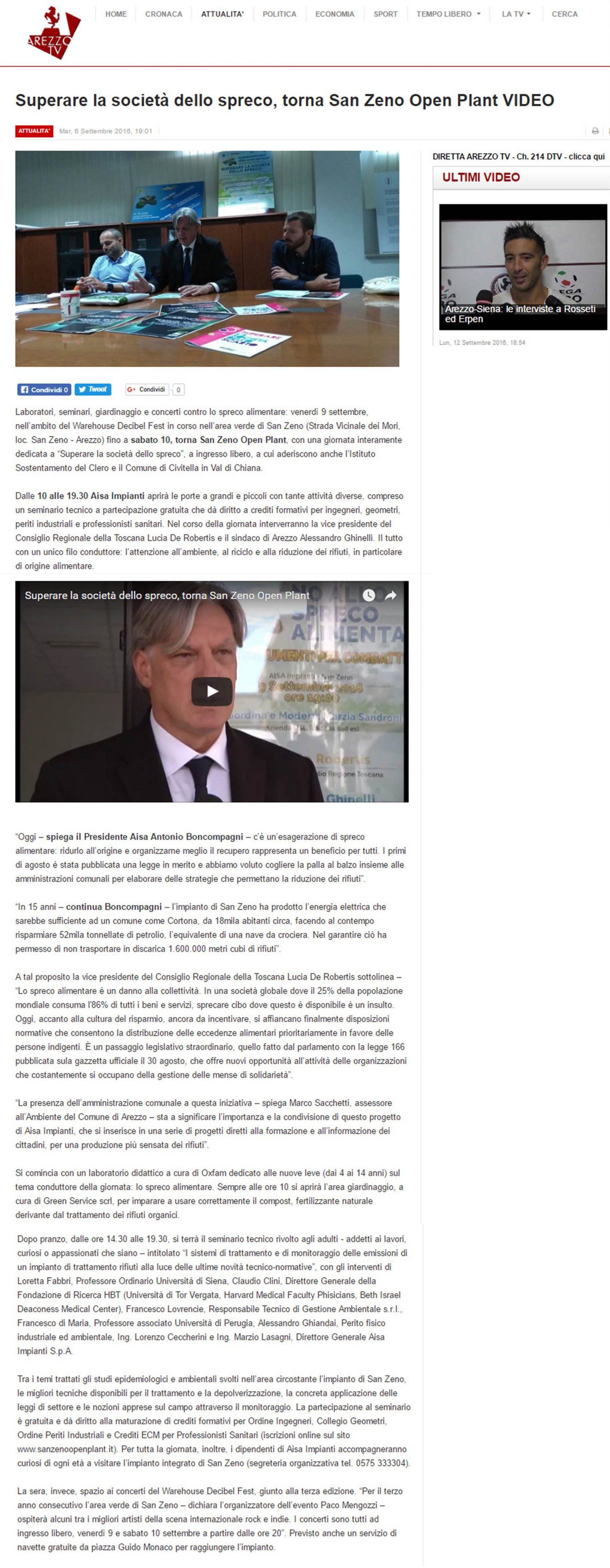 Img interna 6 settembre 2016 arezzo tv