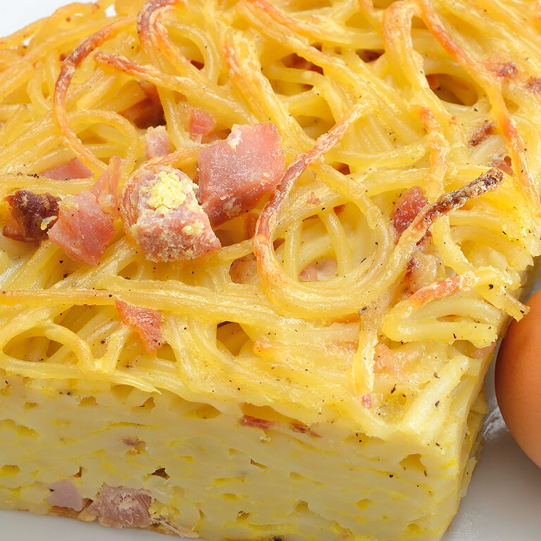 Landing frittata spaghetti