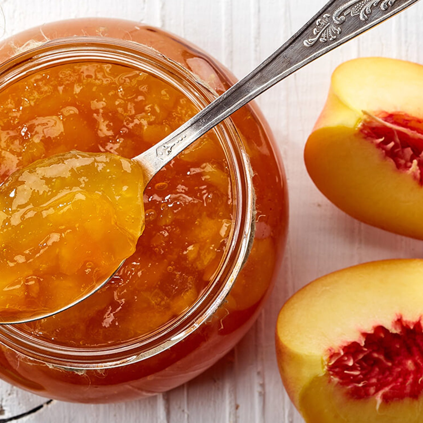 Landing marmellata pesche