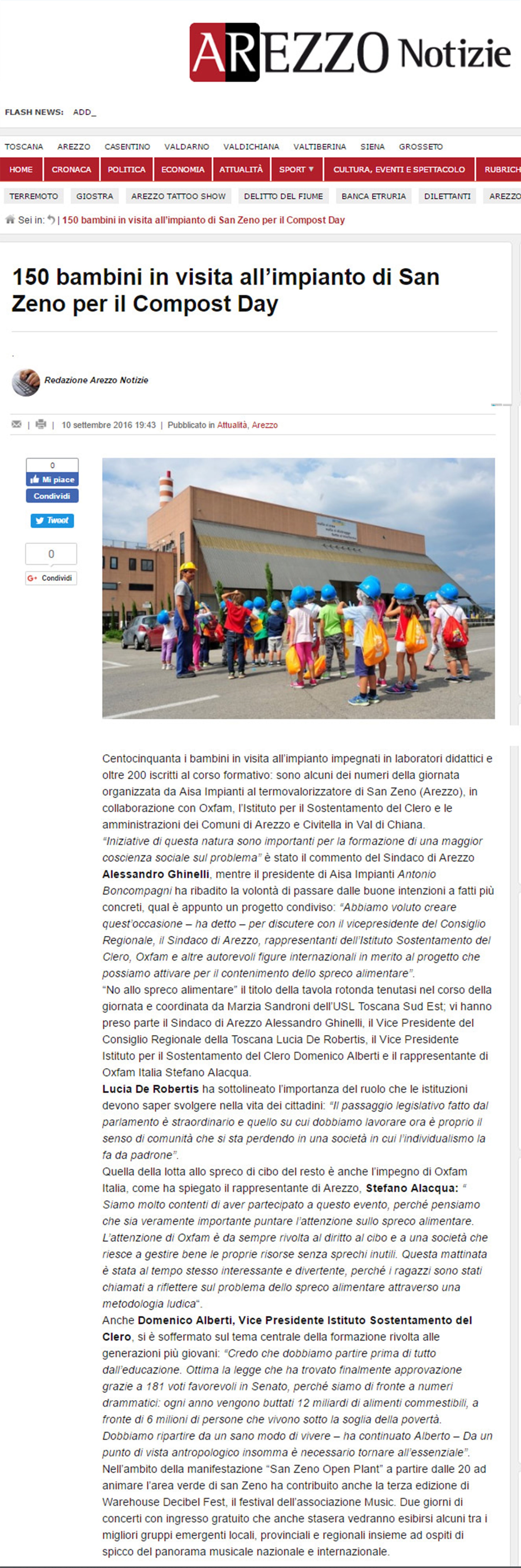 Img interna 10 settembre 2016 arezo notizie