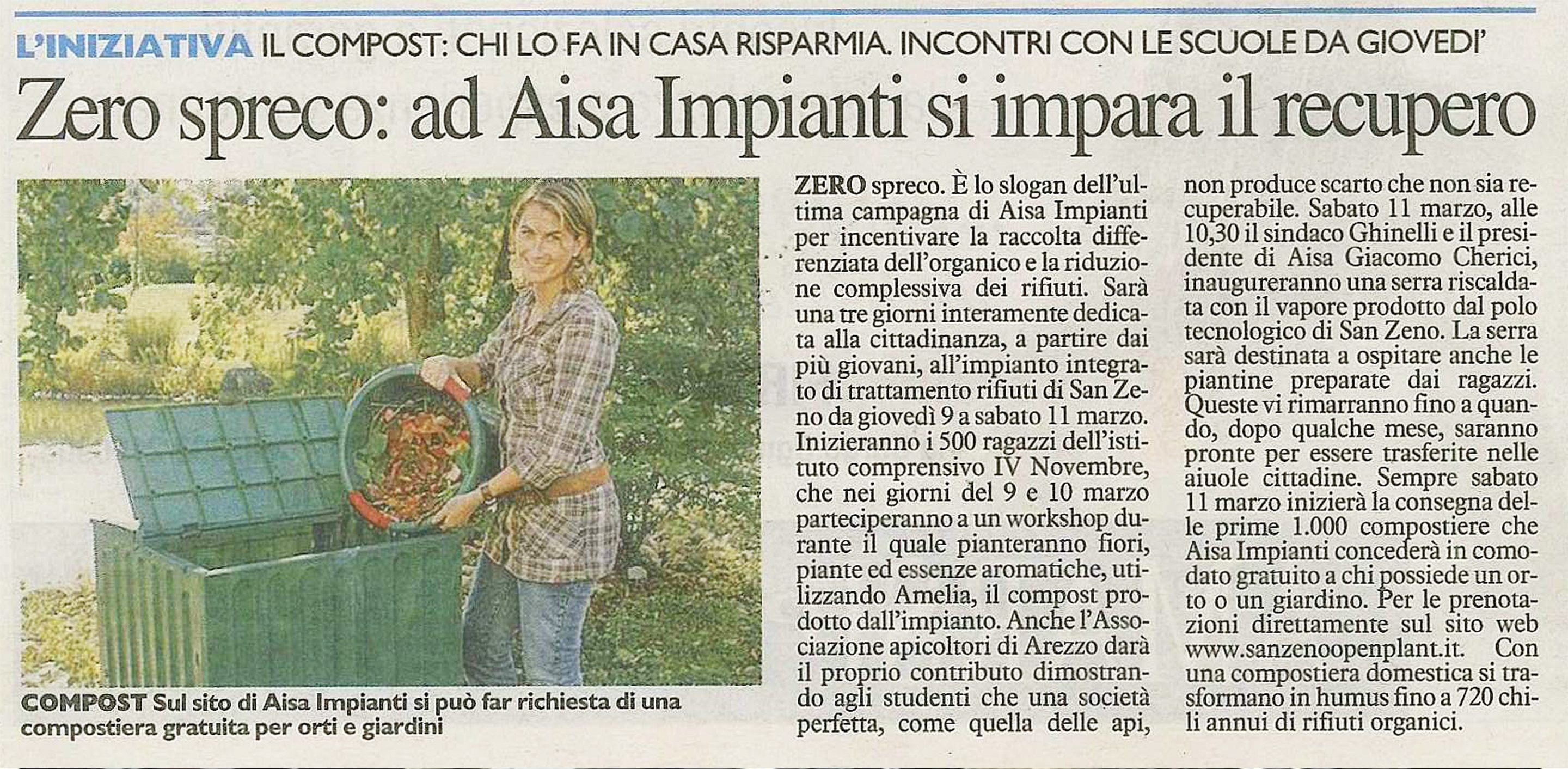 Img interna campagna zero spreco rassegna stampa