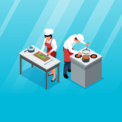 Landing bando cuochi