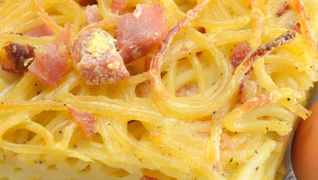 Landing frittata spaghetti