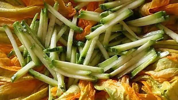 Landing torta fiori zucca