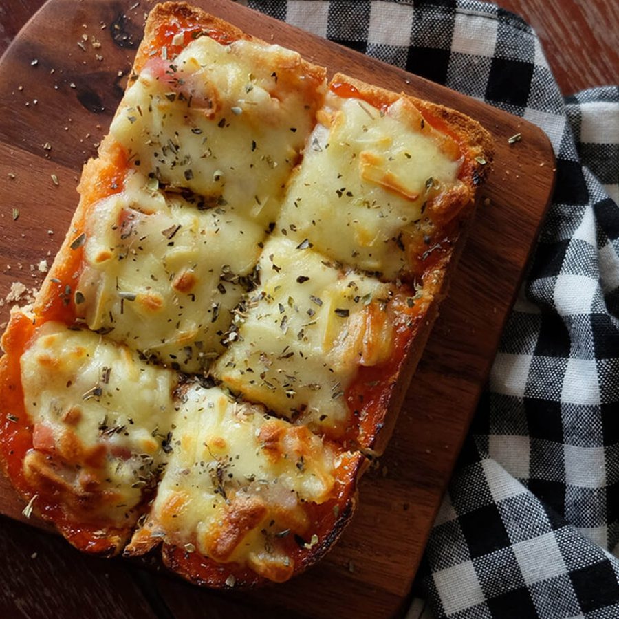 Landing finta pizza