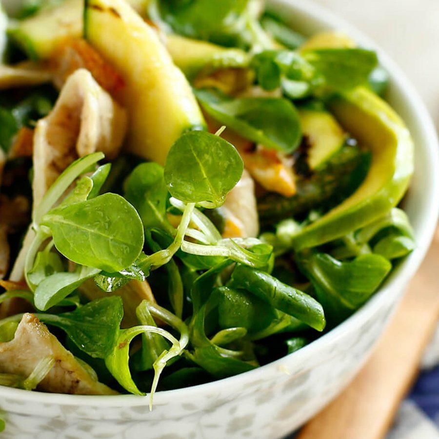 Landing insalata pollo