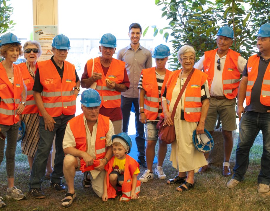 Foto di gruppo visita