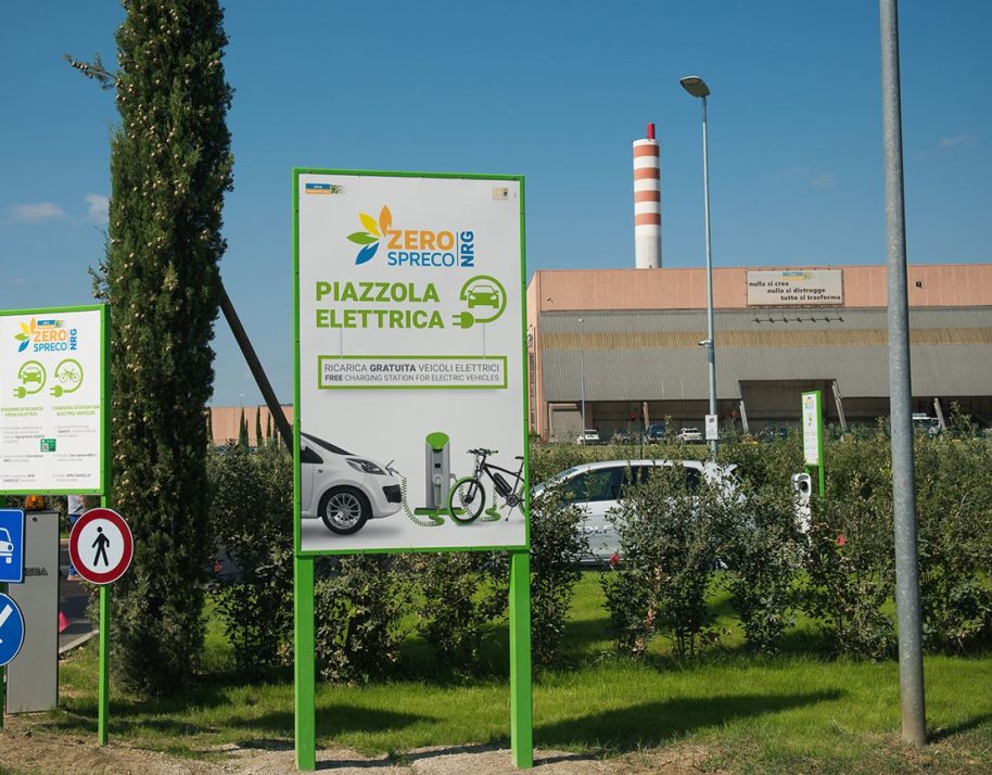 Zero spreco inaugurazione punto ricarica 001