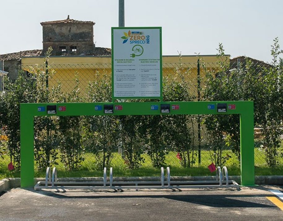 Zero spreco inaugurazione punto ricarica 006