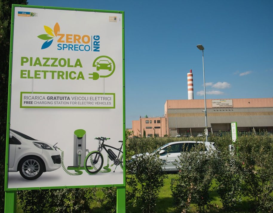Zero spreco inaugurazione punto ricarica 007